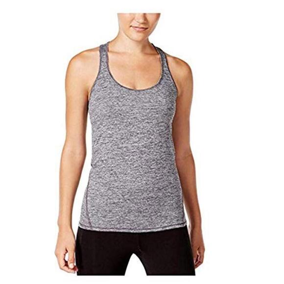 Ideology Tops - Ideology Womens Rapidry Heathered Racerback Tank Top Size M